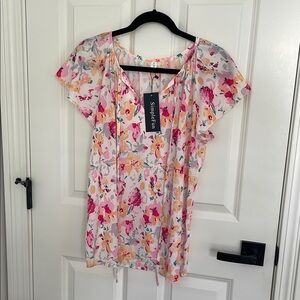 Simply FunWomen's Floral Top - Multicolor